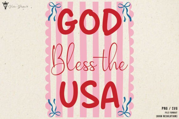4th of July Hand Drawn Christian SVG PNG: A Unique Graphic