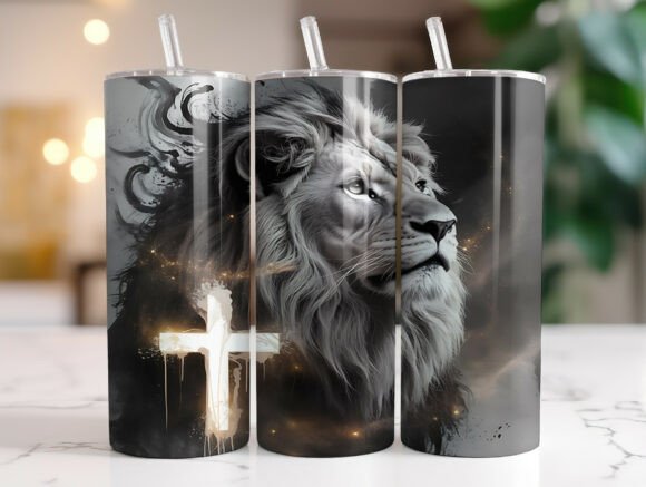 Christian Lion Cross Faith Tumbler Wrap: A Designer's Review