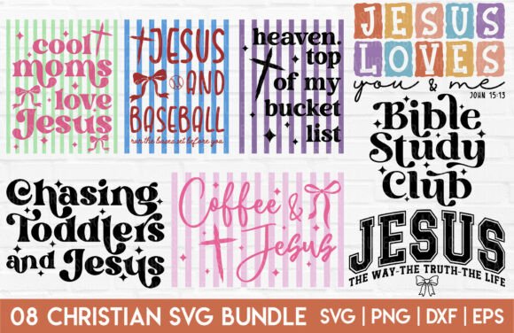 Christian SVG PNG Bundle: A Must for Crafts and Graphics