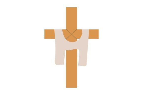 Easter Cross: A Solemn Graphics Asset for Crafts