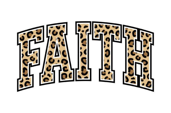 Faith Leopard Svg: A Versatile Graphic for Local Crafts
