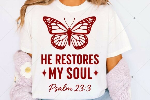 He Restores My Soul SVG: A Versatile Graphic for Crafts
