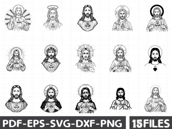 Jesus Christ Svg: A Versatile Graphics and Illustrations Pack