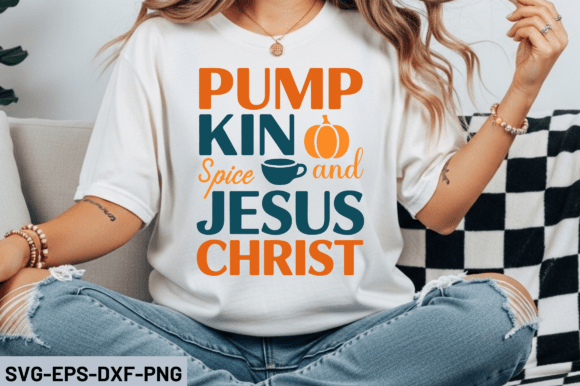Pumpkin Spice and Jesus SVG Design for Modern Crafts