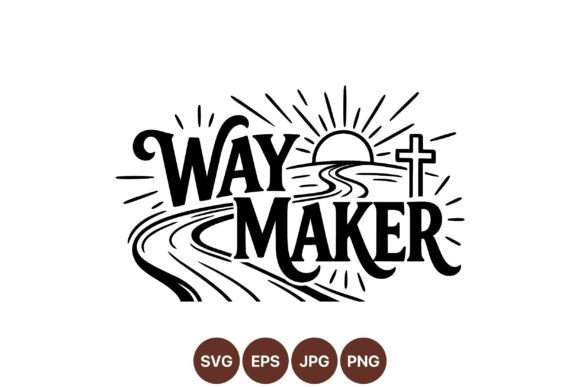 Way Maker Christian Svg Design: A Versatile Graphics and Illustrations Asset